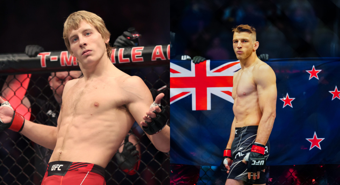 Split image of Paddy Pimblett and Dan Hooker